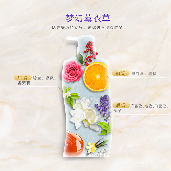 舒蕾洗发水控油蓬松洗头膏男女洗发露薰衣草舒缓沐浴露1L任选2件 19.9元 - 86线报