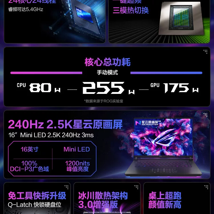 ROG枪神9超竞版游戏笔记本电脑 23738.01元 - 86线报