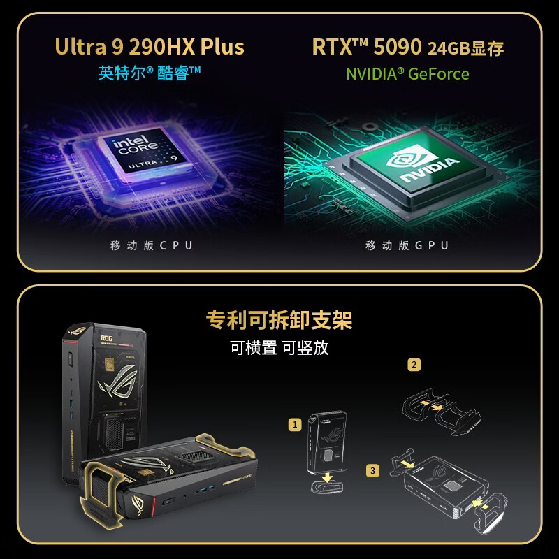 ROG NUC16JNK 20周年限定版迷你主机Ultra9-290HX RTX 5090 64GB - 86线报