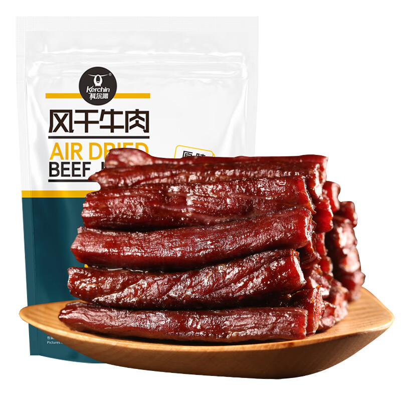 科尔沁风干牛肉原味500g 91.81元 - 86线报 科尔沁风干牛肉原味500g 91.81元 - 86线报