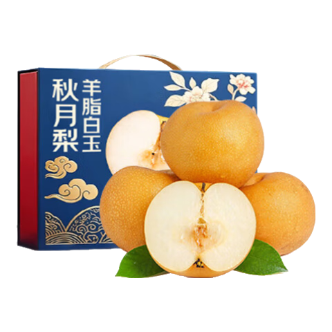 悠轶 山东莱阳秋月梨 5斤 约7-12枚 净重4.5斤 12.6元 - 86线报