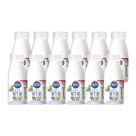 光明优倍鲜牛奶185ml*12瓶新鲜学生营养早餐奶整箱 26.23元 - 线报酷
