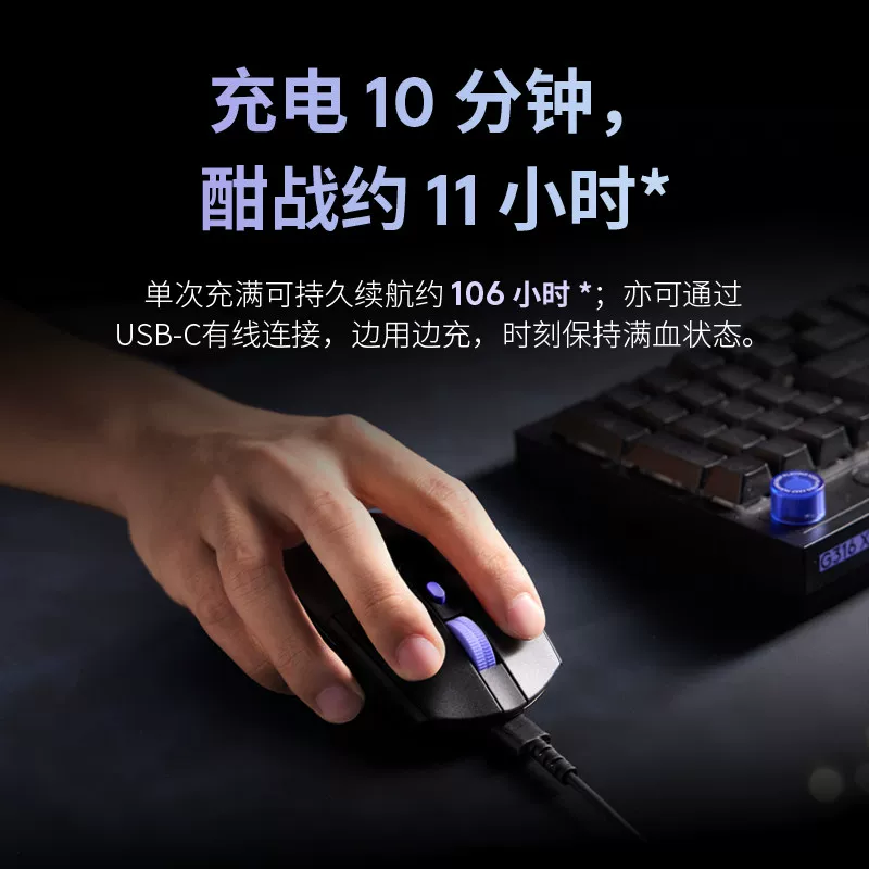 罗技G304 2.4G LIGHTSPEED无线鼠标12000DPI白色 149元 - 美泡泡