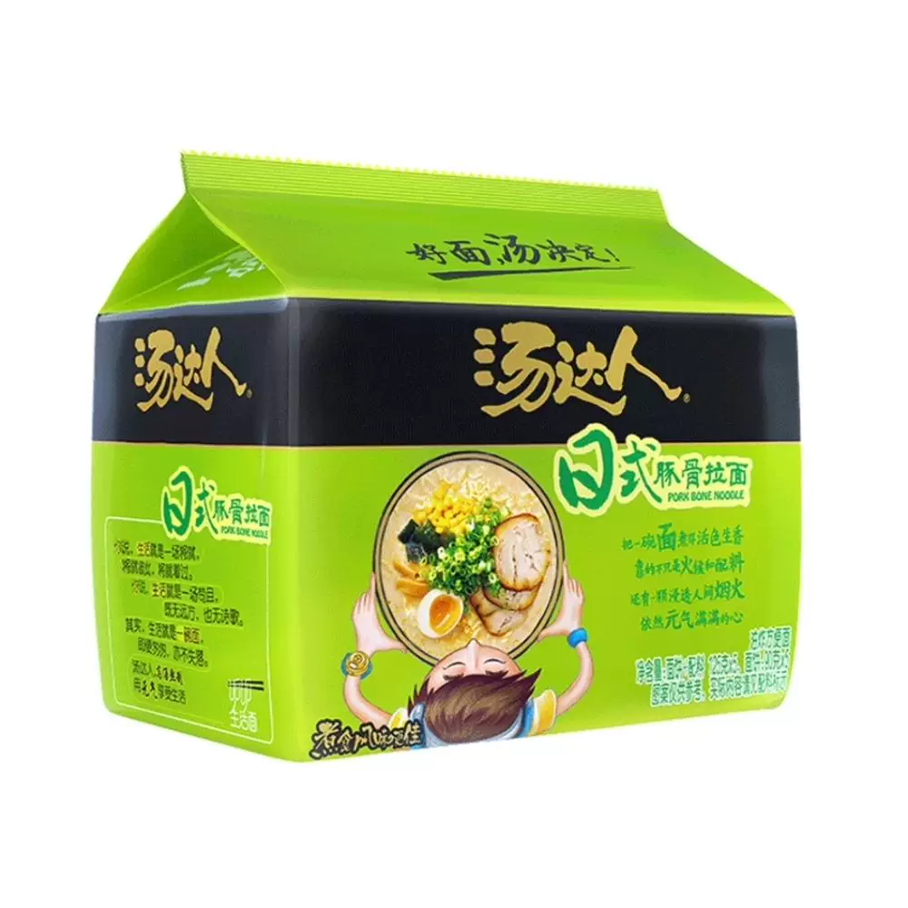 汤达人Uni-President统一汤达人日式豚骨拉面625g125g*5袋 13.67元 - 86线报 汤达人Uni-President统一汤达人日式豚骨拉面625g125g*5袋 13.67元 - 86线报