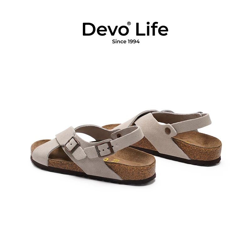 Devo Life Life软木凉鞋女时尚休闲罗马复古日系平底防滑夏季凉拖56111 106.2元 - 86线报 Devo Life Life软木凉鞋女时尚休闲罗马复古日系平底防滑夏季凉拖56111 106.2元 - 86线报