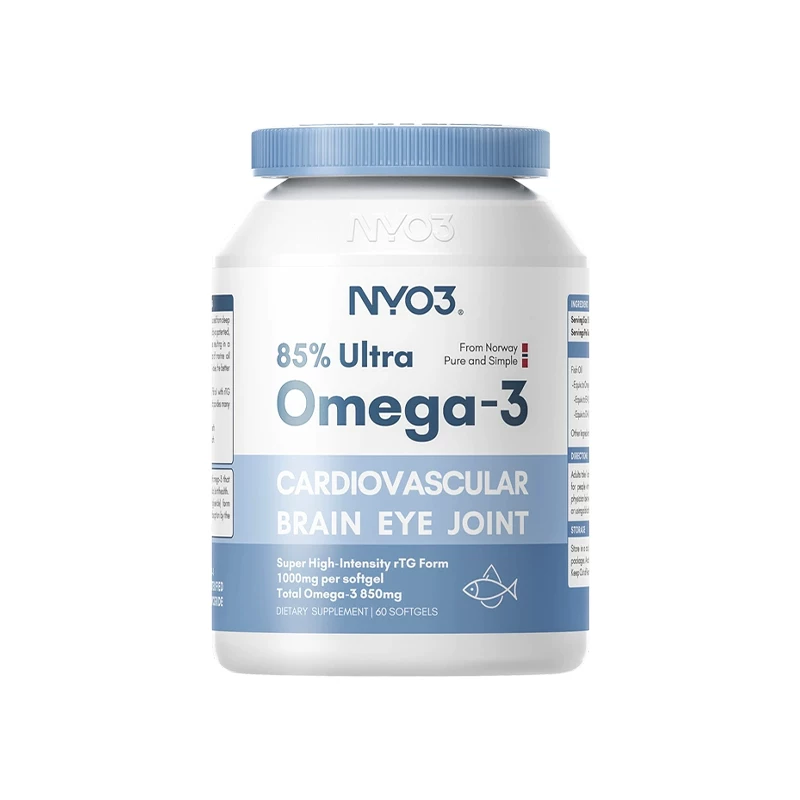 NY-O3NYO3 85%深海鱼油omega-3软胶囊60粒*3瓶 291.37元 - 86线报 NY-O3NYO3 85%深海鱼油omega-3软胶囊60粒*3瓶 291.37元 - 86线报
