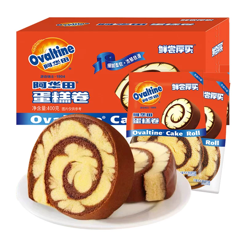 阿华田蛋糕卷经典阿华田口味400g 15.32元 - 86线报 阿华田蛋糕卷经典阿华田口味400g 15.32元 - 86线报