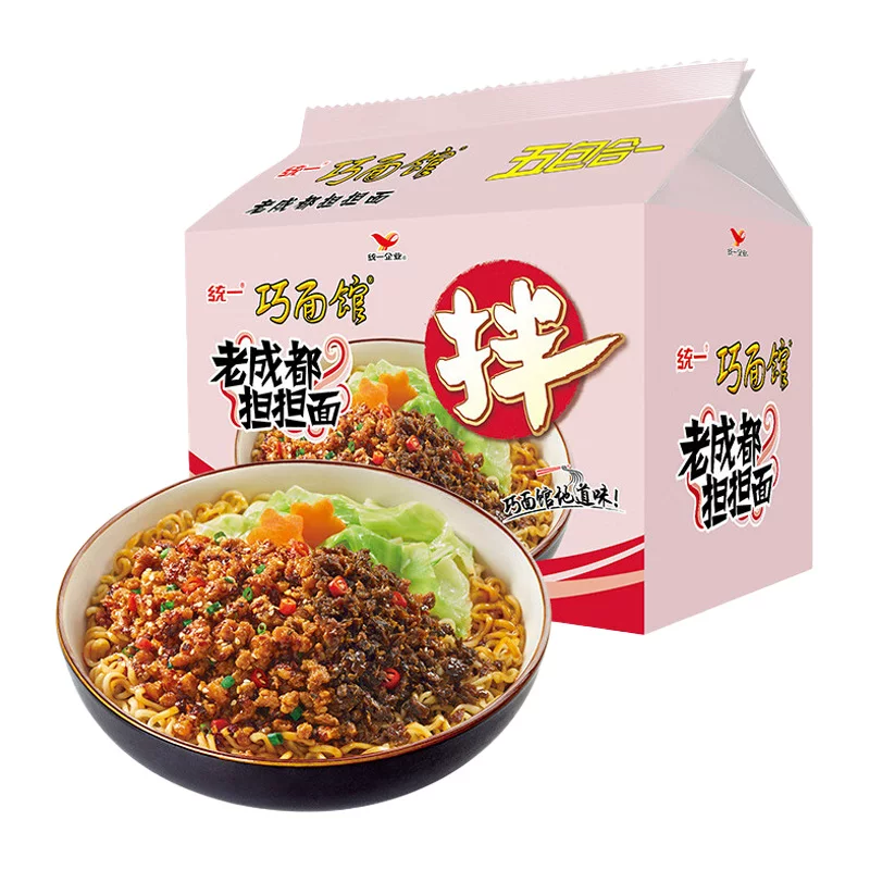 统一巧面馆老成都担担面112g*5袋 3元 - 86线报