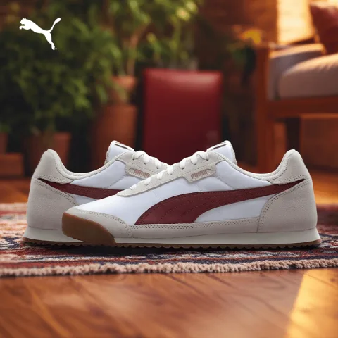 PUMA 复古 男士运动鞋 白色-红色-03 41 券后122元 图片 2