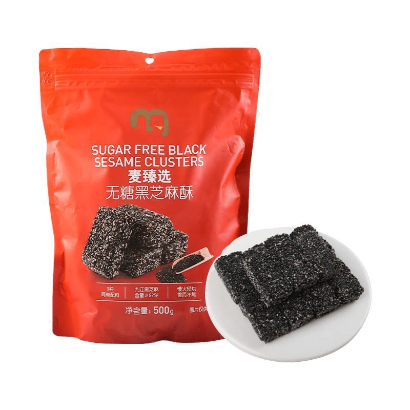 麦臻选无糖黑芝麻酥500g 26.96元 - 86线报 麦臻选无糖黑芝麻酥500g 26.96元 - 86线报