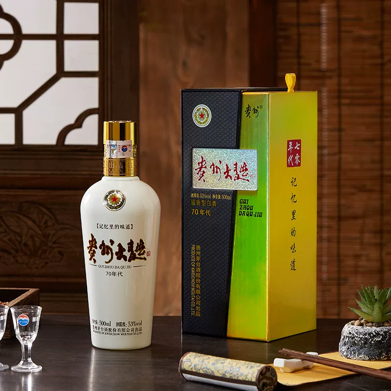 淘金币1197.67元 今日必买 茅台 贵州大曲70年代 度 酱香型白酒 - 86线报