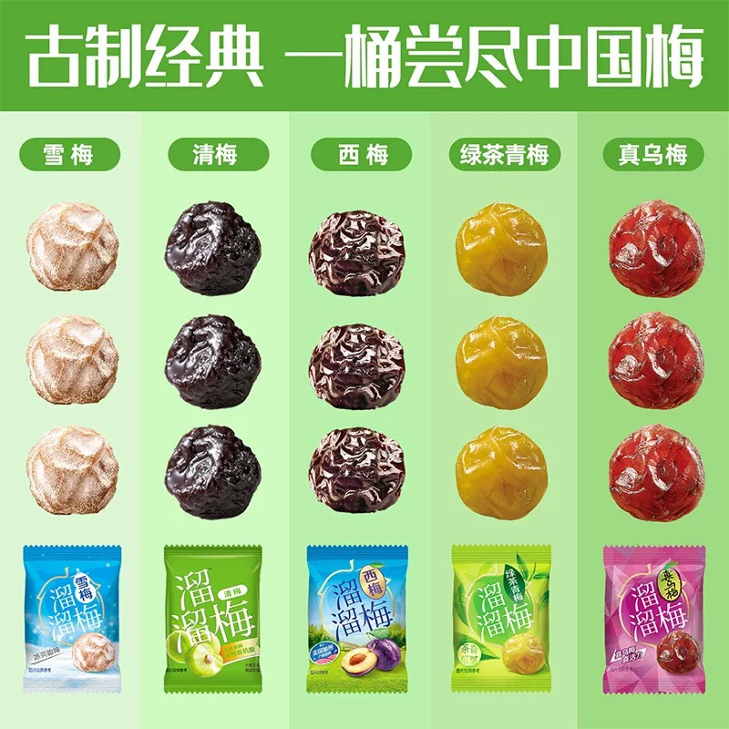 溜溜梅青梅全家桶混合口味480g 8.64元 - 86线报 溜溜梅青梅全家桶混合口味480g 8.64元 - 86线报