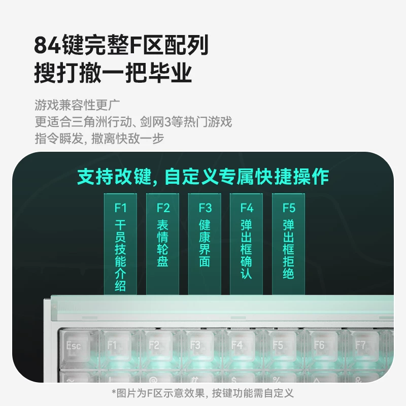MelGeek蜜氪小蜜蜂MADE84V2电竞游戏磁轴键盘 1224.15元 - 86线报