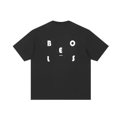 BONELESS日系简约字母短袖T恤夏季速干凉感宽松圆领 63.01元 - 86线报