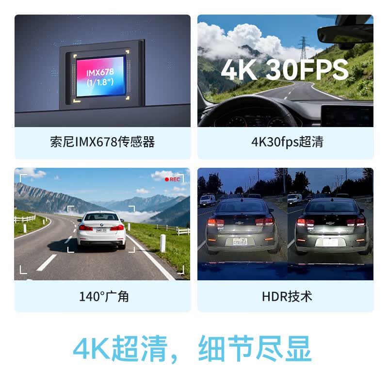 VIOFO 4K超清行车记录仪WIFI6GPS 662.1元 - 线报酷