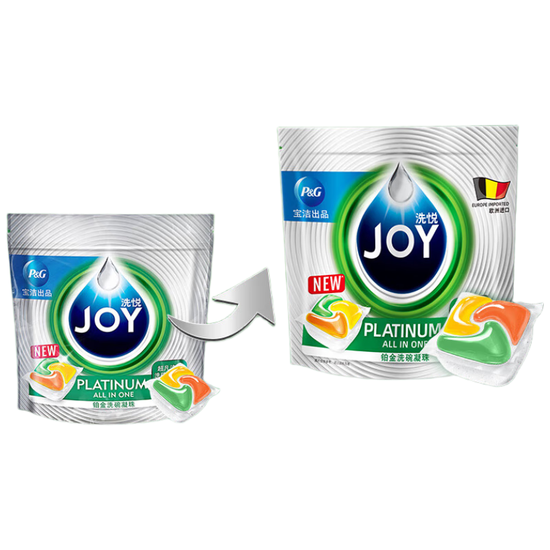 JOY洗悦铂金四腔洗碗凝珠24颗装 69.9元 - 86线报