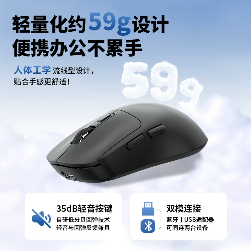 联想双模无线蓝牙鼠标 26.2元 - 86线报