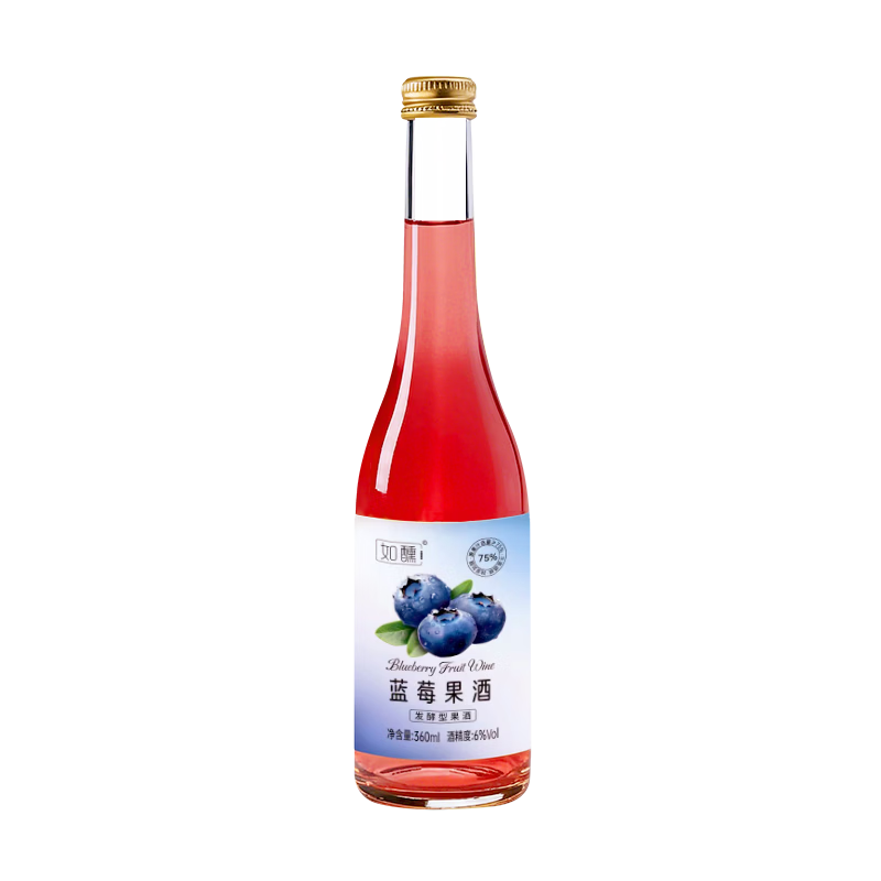 如醺蓝莓果味酒360ml单瓶装 10.8元 - 86线报