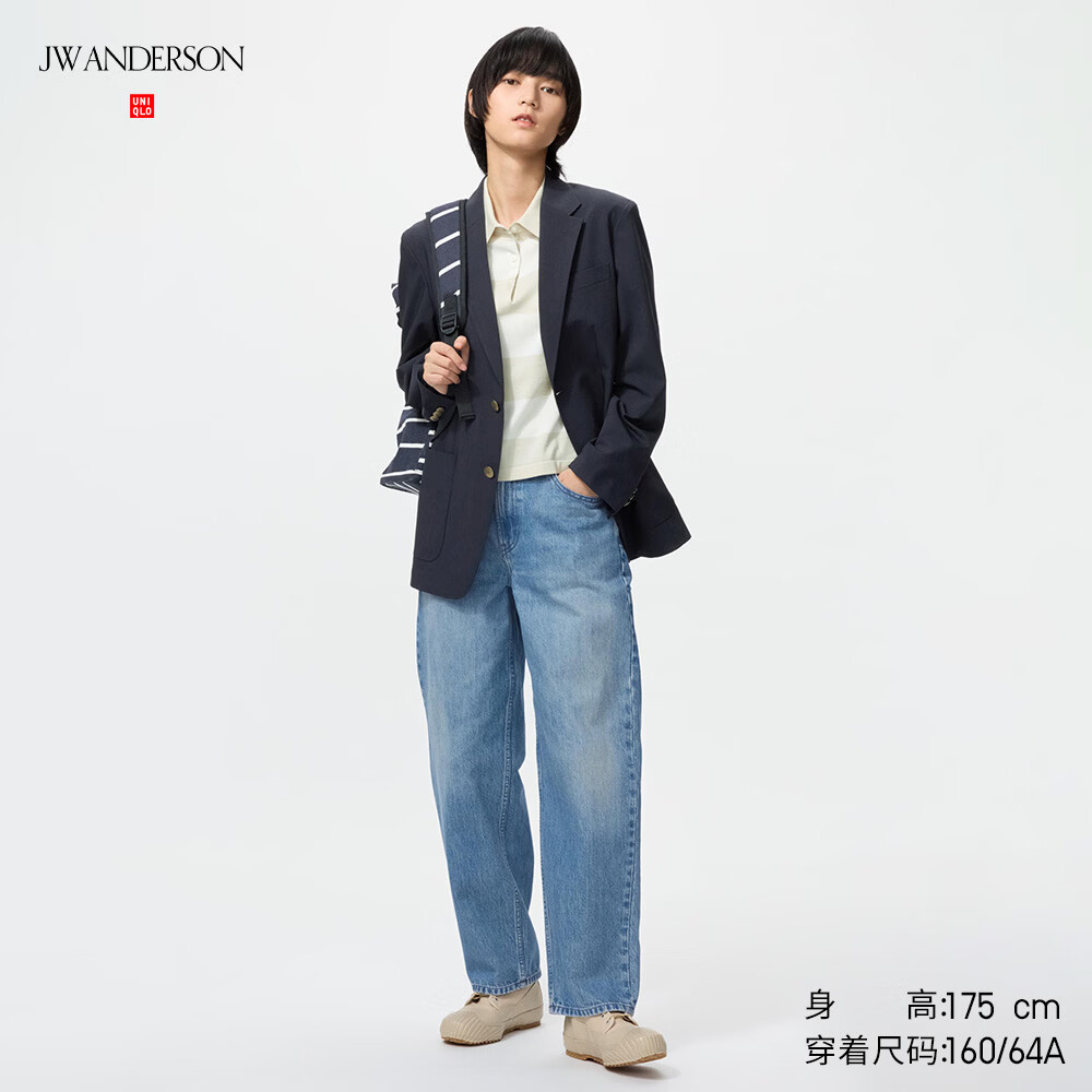 优衣库 宽松 &牛仔裤/水洗 &产品女装合作款常规款/弯刀 &镰刀裤483999 - 美泡泡 优衣库 宽松 &牛仔裤/水洗 &产品女装合作款常规款/弯刀 &镰刀裤483999 - 美泡泡