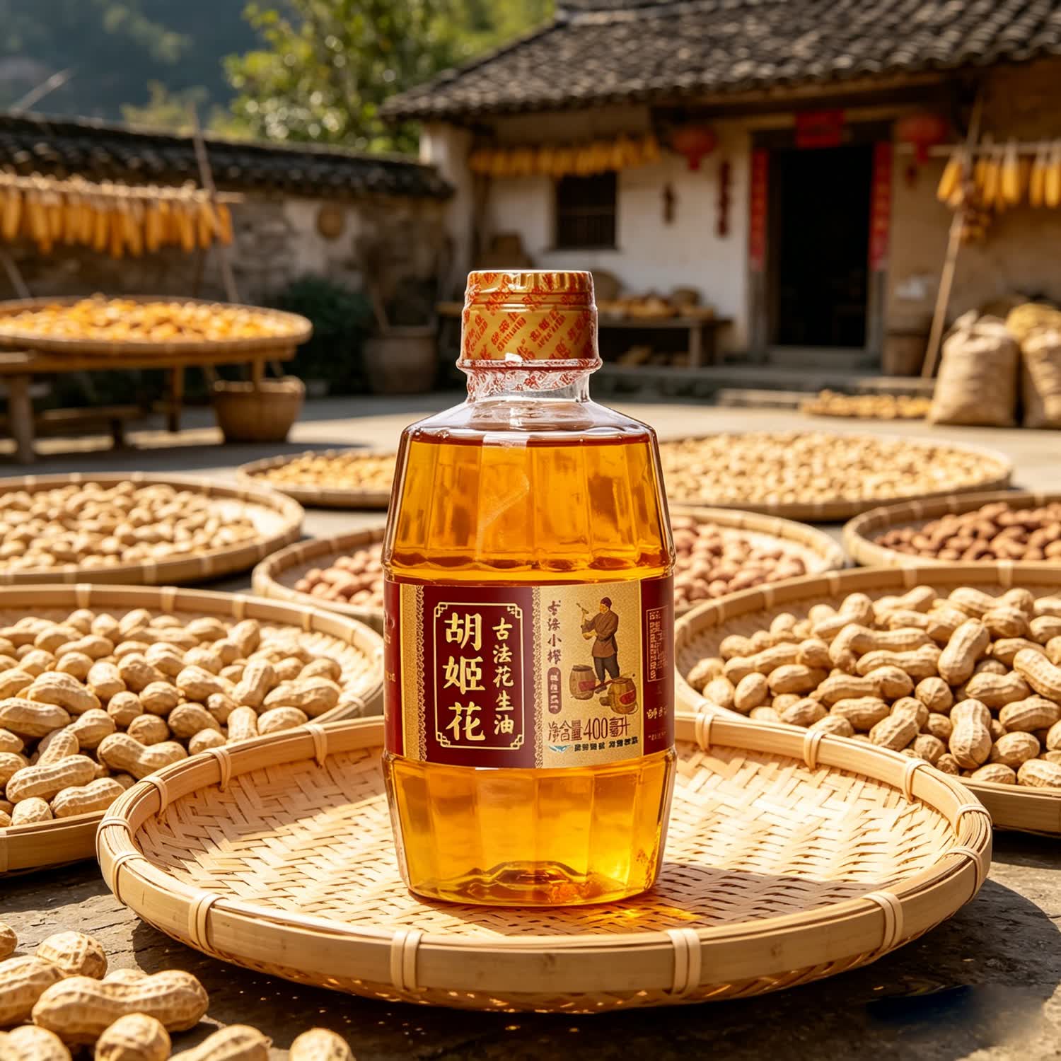 胡姬花古法小榨花生油400ml*2瓶 10.98元 - 86线报