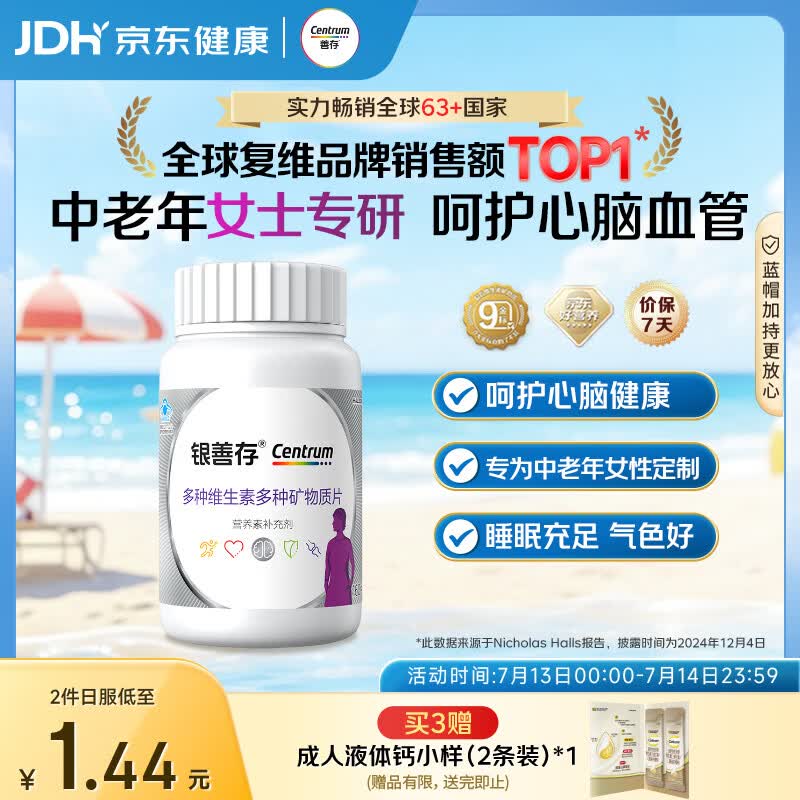 善存多种维生素多种矿物质片147.2g160粒 81.55元 - 86线报 善存多种维生素多种矿物质片147.2g160粒 81.55元 - 86线报