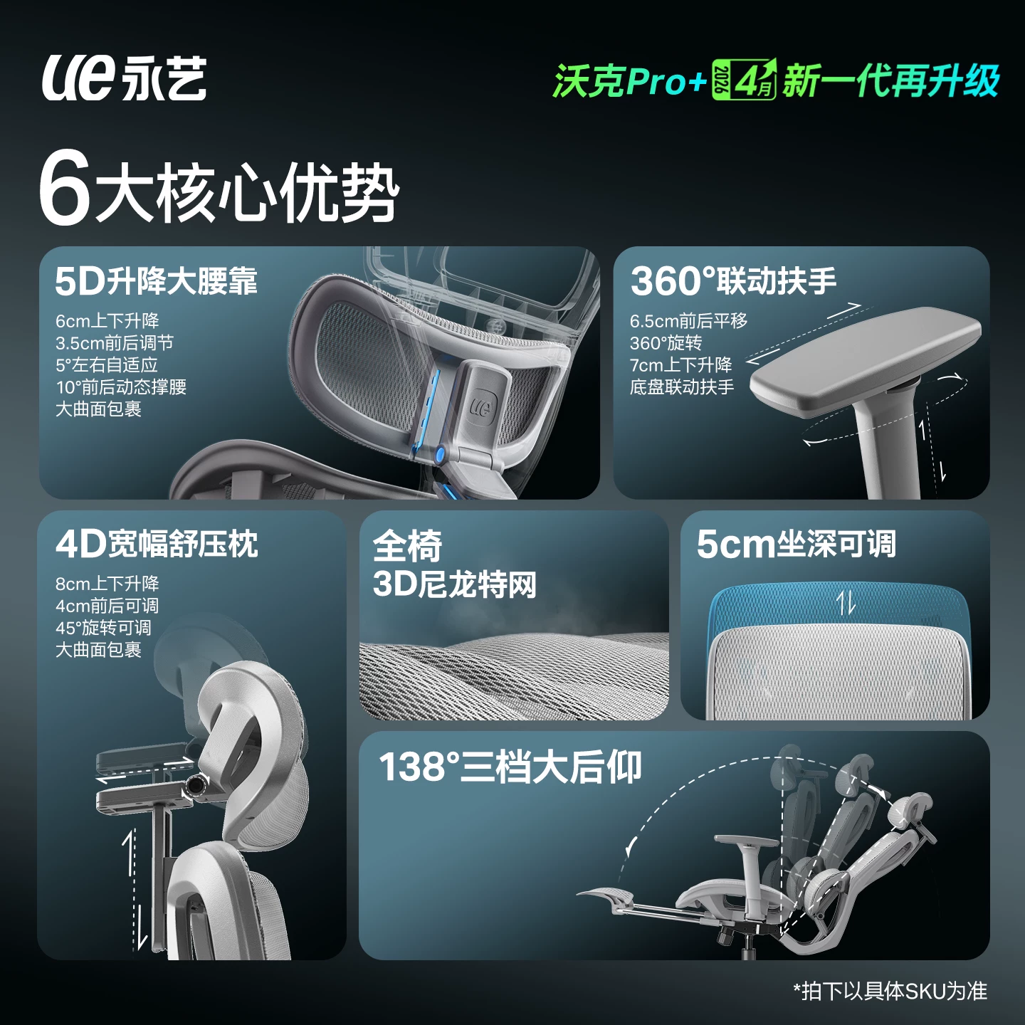 永艺MC-1151E沃克PRO人体工学电脑椅 469元 - 86线报 永艺MC-1151E沃克PRO人体工学电脑椅 469元 - 86线报