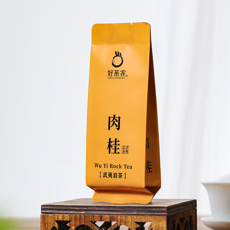 好茶农肉桂茶武夷山岩茶果香肉桂正宗大红袍茶叶新茶乌龙茶浓香口粮茶品鉴装8.3g*2包 0.53元 - 美泡泡
