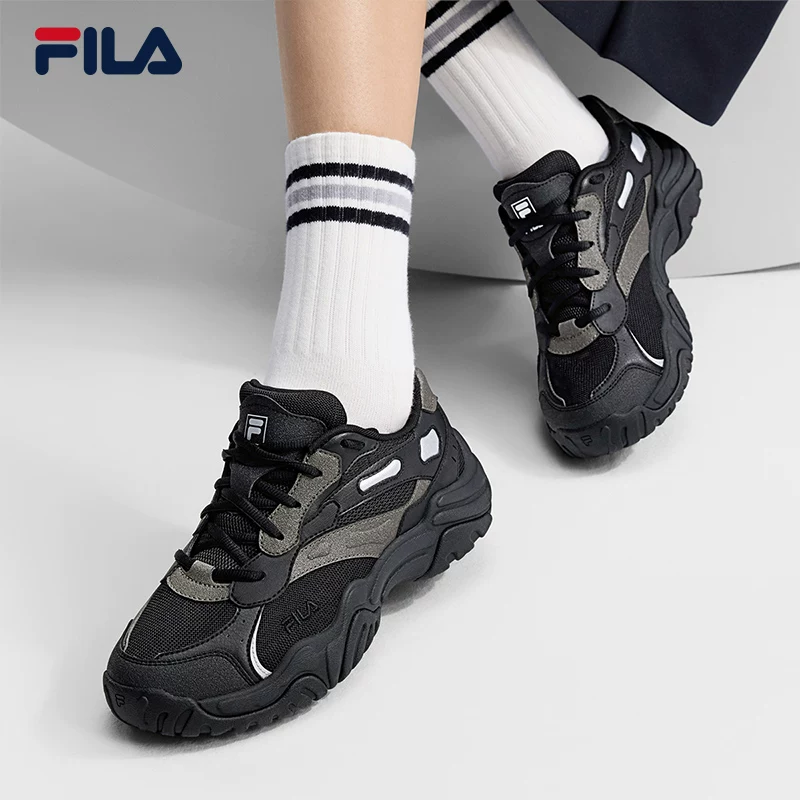 FILA 珊瑚鞋|FILA斐乐情侣老爹鞋女鞋新款复古跑鞋透气休闲鞋运动鞋子 - 86线报