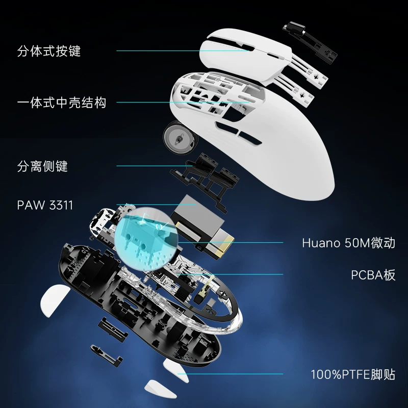 雷神ML701 2.4G THUNDERSPEED无线鼠标4000DPI 99元 - 86线报