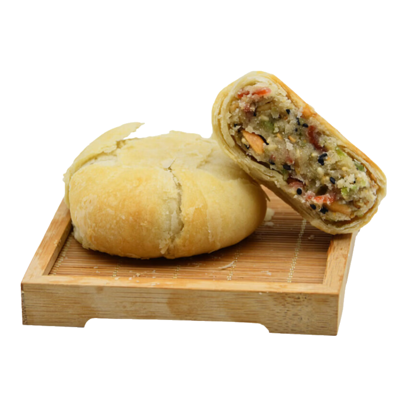 黄庄酥皮月饼咸蛋黄酥饼河北特产蛋黄味330g买一送一 5.95元 - 86线报