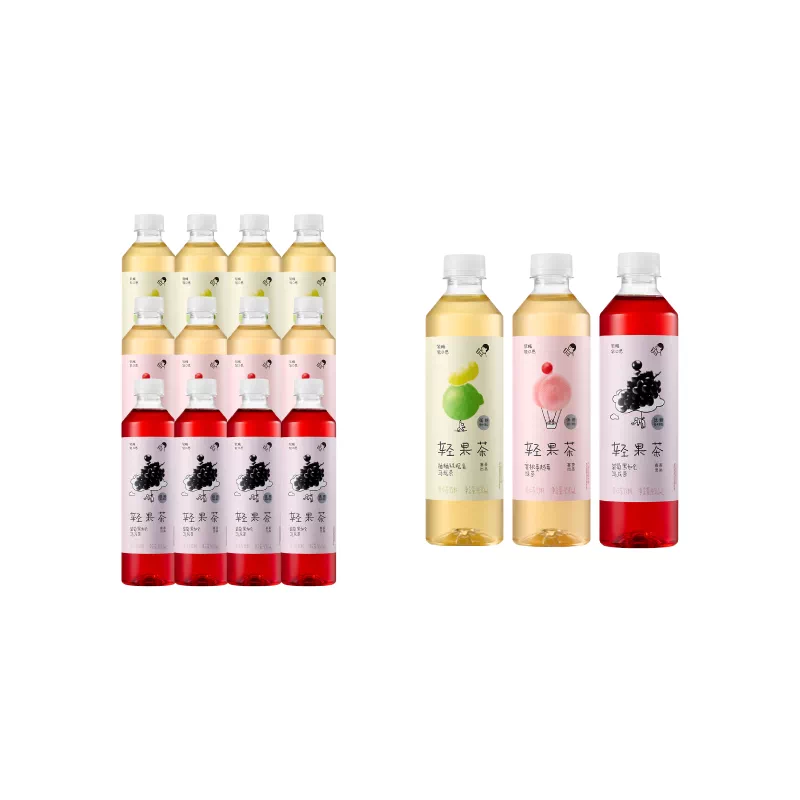 喜茶轻果茶柚柚蔓越莓葡萄饮料450ml*12瓶 23.01元 - 86线报