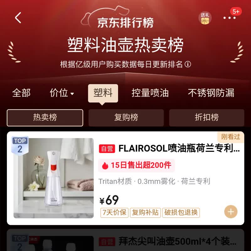 FLAIROSOL荷兰专利雾化灰紫色喷油瓶 37.02元 - 86线报