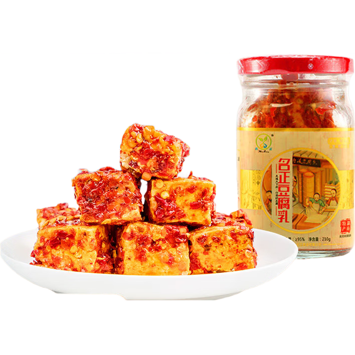 名正白溪豆腐乳210g香辣红油霉豆腐 1.99元 - 86线报