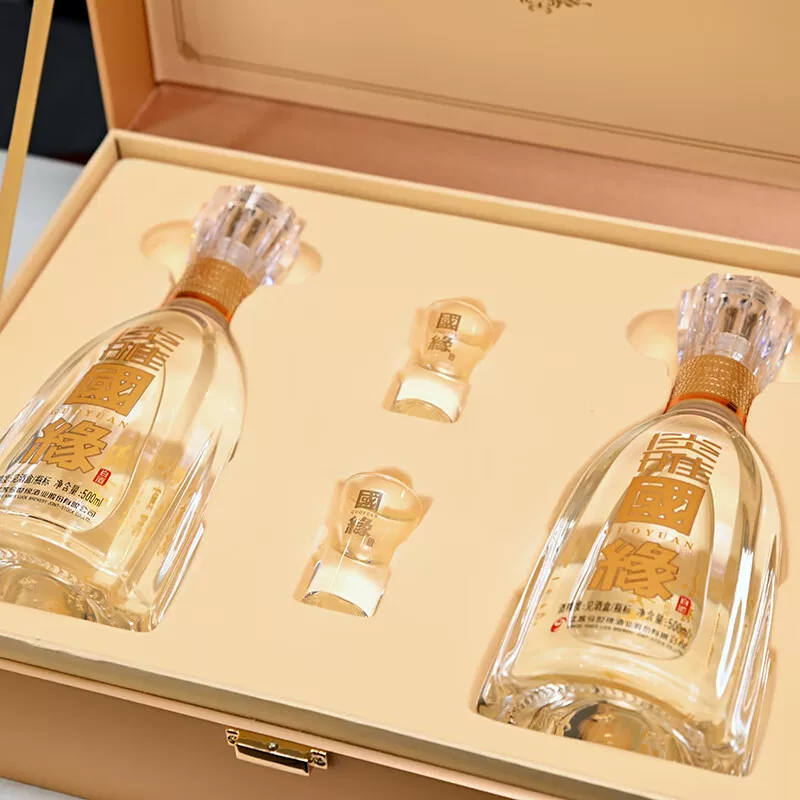 今世缘国缘淡雅礼盒500ml*2瓶42度浓香型白酒送礼宴 188.75元 - 86线报