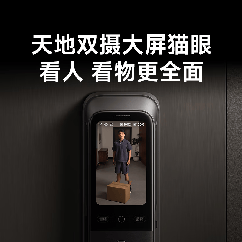小米XMZNMST02ZY电子智能锁4 Pro 双摄版 1103.98元 - 86线报