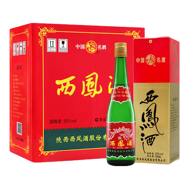 西凤酒绿瓶省外版55°凤香型500ml×6 264.1元 - 86线报 西凤酒绿瓶省外版55°凤香型500ml×6 264.1元 - 86线报