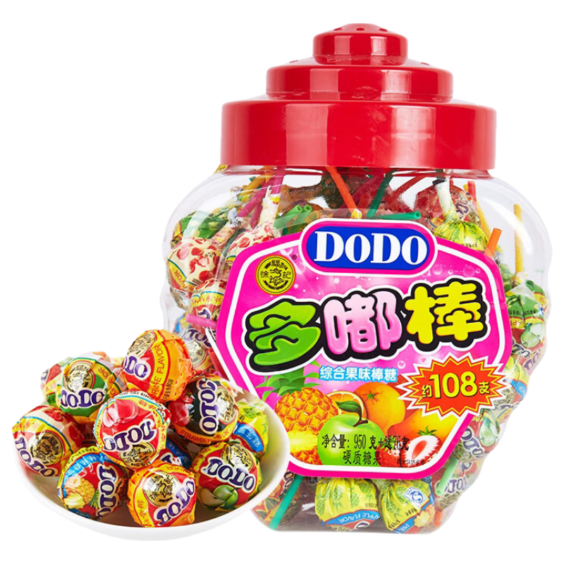 徐福记棒棒糖25只装缤纷果味 4.9元 - 86线报