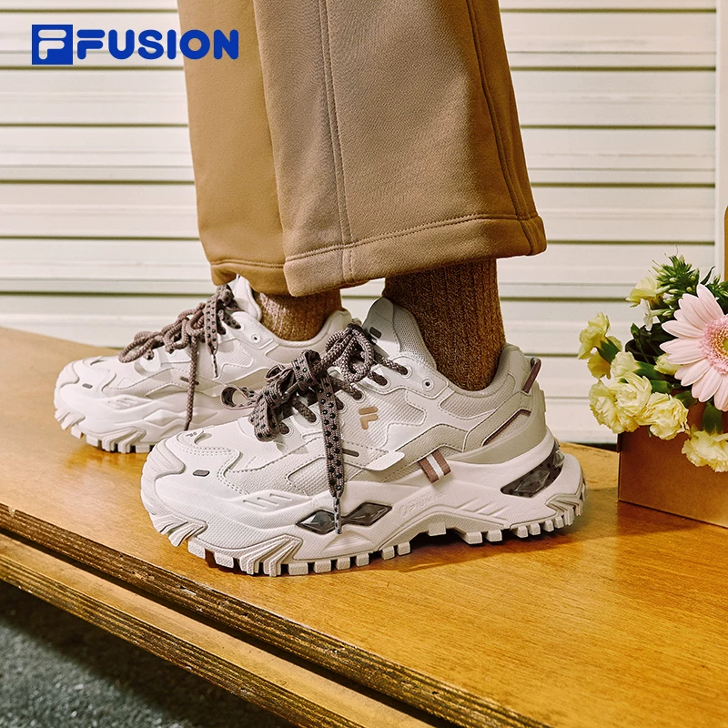FILA FUSION 斐乐潮牌硬糖奶茶系列厚底增高老爹鞋女运动鞋 366.58元 - 线报酷
