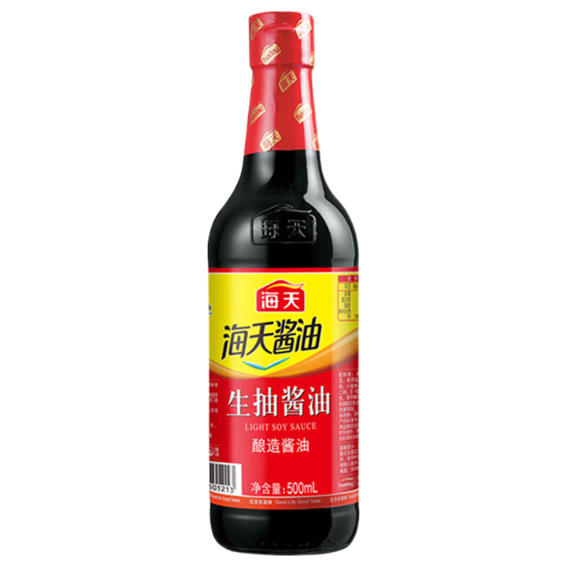 海天生抽酱油500ml+盐350g 2.9元 - 86线报 海天生抽酱油500ml+盐350g 2.9元 - 86线报