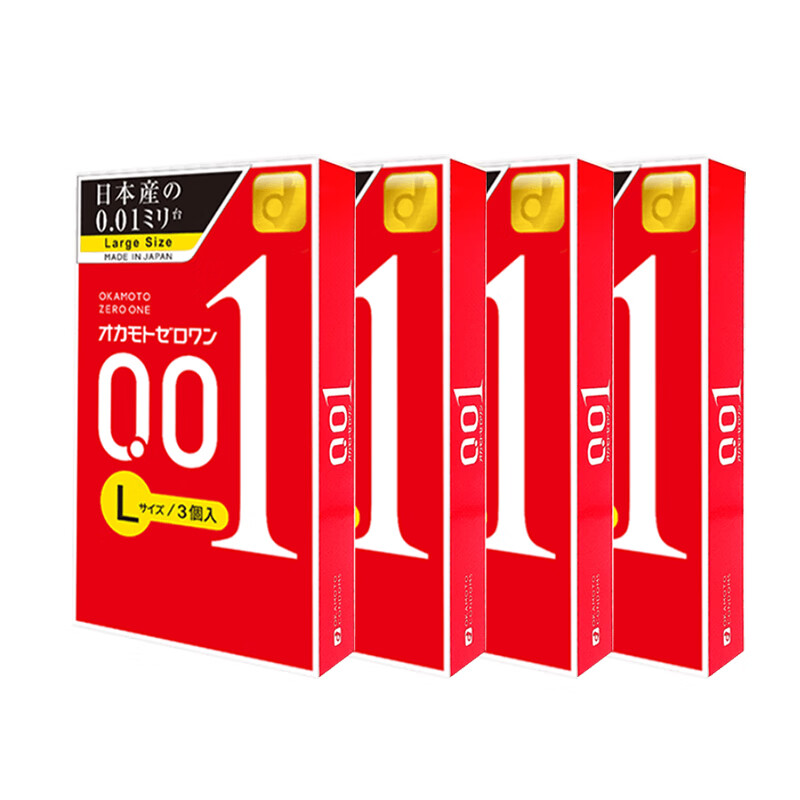 冈本001系列超薄安全套L码大号3只*4盒 105.76元 - 86线报