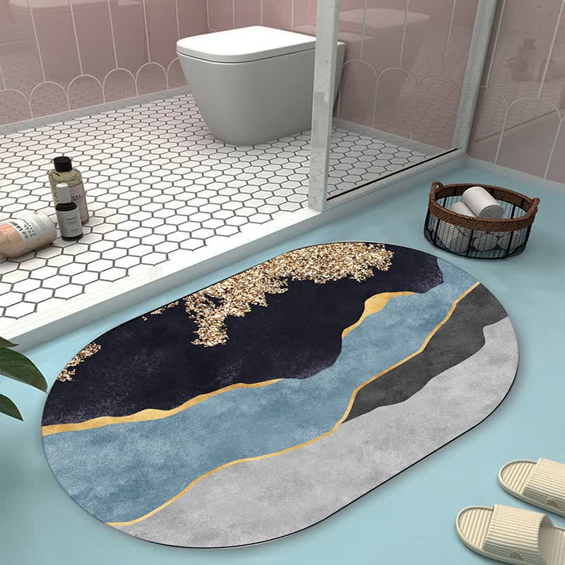 KAYE加厚浴室防滑垫家用卫生间吸水地垫GZN-灰金纹理40X60cm 9.9元 - 86线报 KAYE加厚浴室防滑垫家用卫生间吸水地垫GZN-灰金纹理40X60cm 9.9元 - 86线报