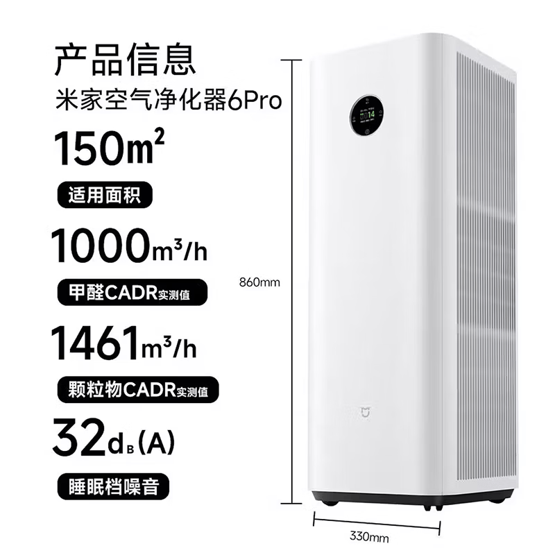 米家AC-M38-SC空气净化器6Pro 1450.75元 - 86线报