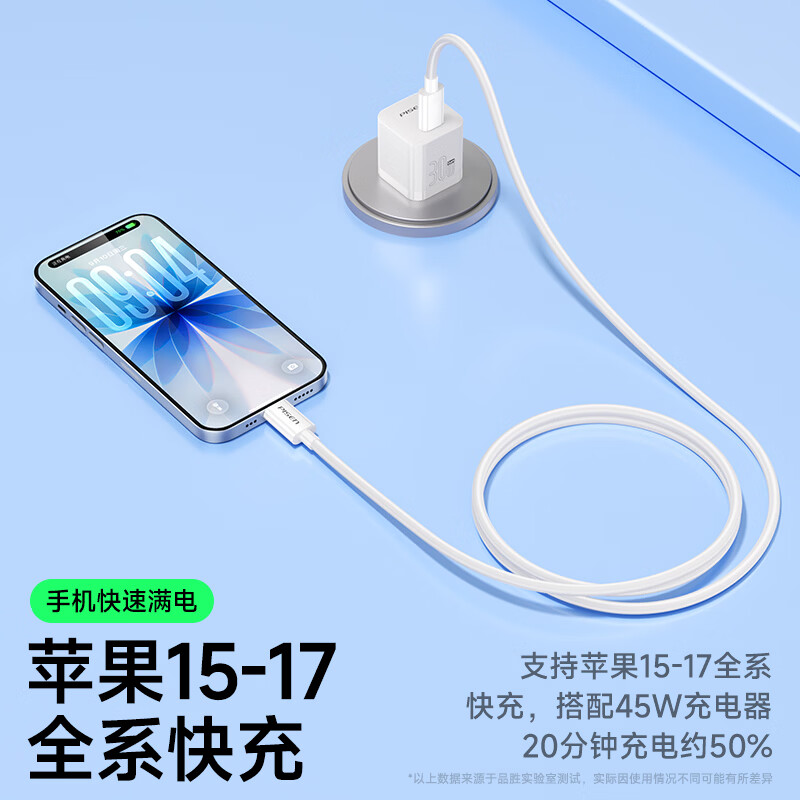 品胜PD60W双头Type-C数据线1米 9.9元 - 86线报