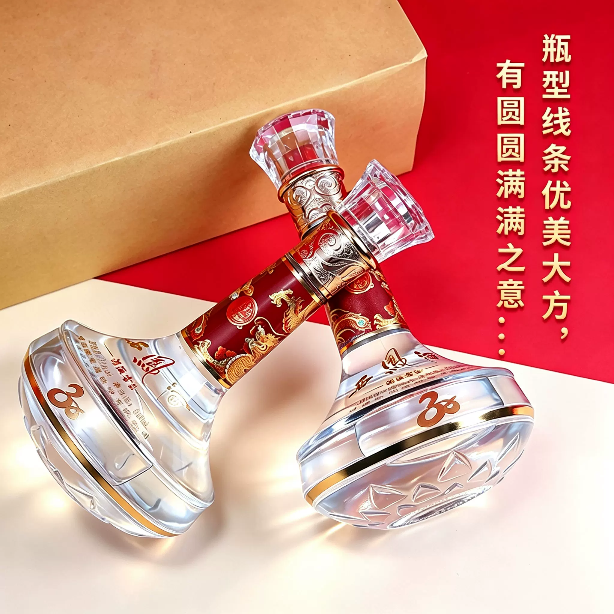 西凤酒30年纪念版52度凤香型白酒500ml*2瓶礼盒 305.87元 - 86线报