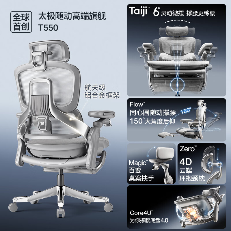 永艺Flow550T人工力学电脑椅 2440.06元 - 线报酷