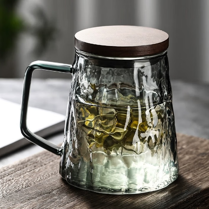 玻璃杯泡茶茶水分离杯500ml气韵墨色 22.9元 - 86线报