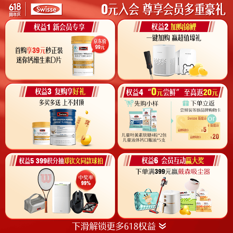 斯维诗迷你钙维生素D片柠檬酸钙好吸收孕妇中老年人适用90粒 39元 - 86线报
