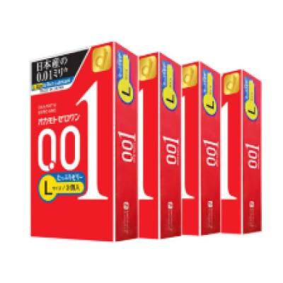 冈本001超薄大号避孕套双倍润滑12只 108.98元 - 86线报