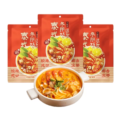日食记泰式冬阴功汤料包50g*3袋 8.96元 - 线报酷