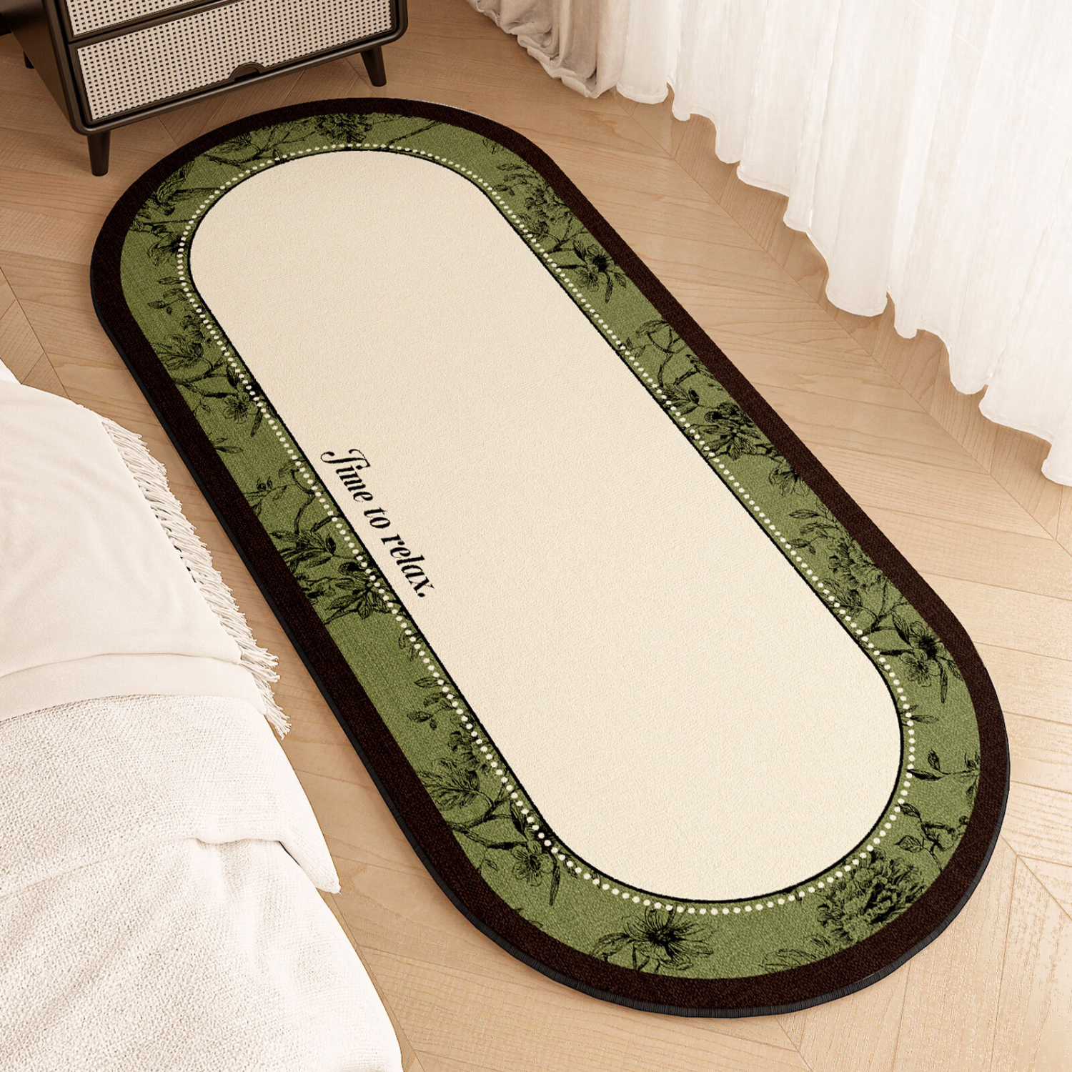 KAYE仿羊绒床边毯50cm×140cm防滑加厚卧室客厅地毯 29元 - 86线报